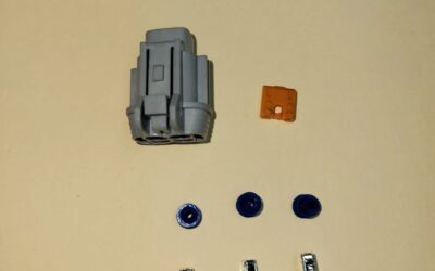 2 pin female light gray Nissan connector