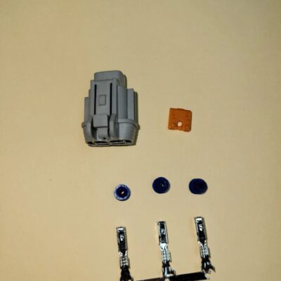 2 pin female light gray Nissan connector