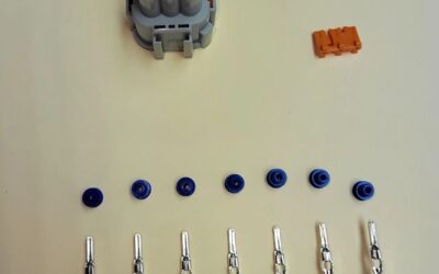 6 pin male light gray Nissan connector